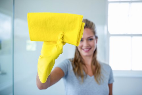 Employee receiving health and safety training and instruction